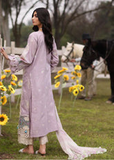 Kahf Festive Luxury Embroidered Lawn 3 Piece Unstitched Suit K24FLL-08B ELAYA